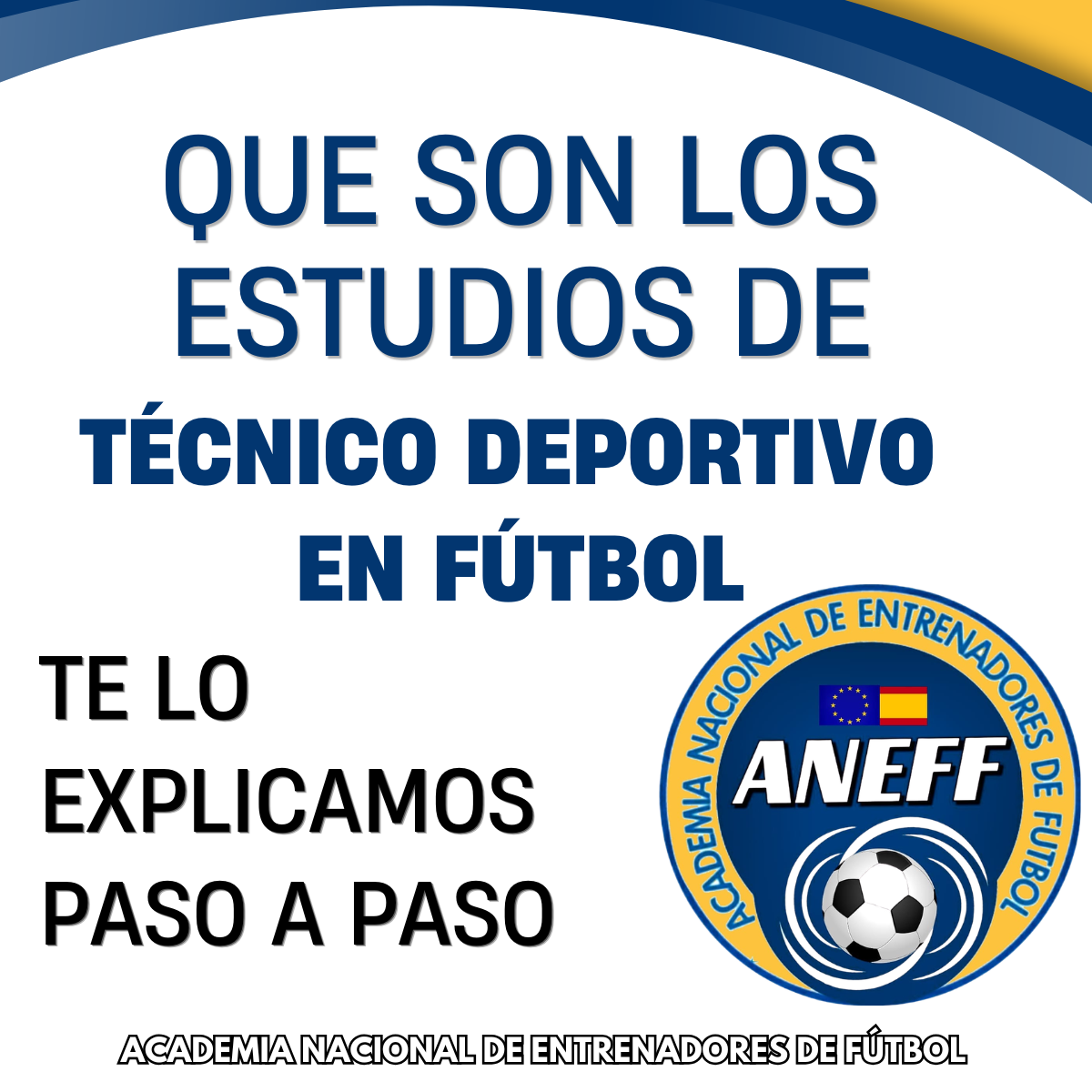 Que son las enseñanzas de Técnico Deportivo en Fútbol